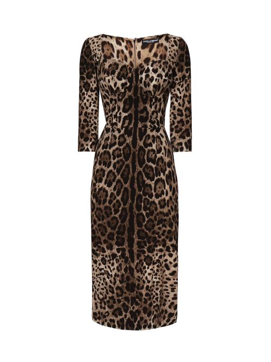 25SS 돌체앤가바나 미디 원피스 F6C1ET FSRKIHY13M Leo new - DOLCE & GABBANA