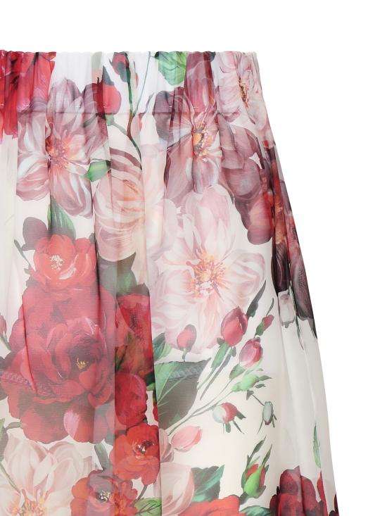 25SS 돌체앤가바나 숏 스커트 F4BBOT IS1Y6HA5PD White Pink RED GREEN - DOLCE & GABBANA