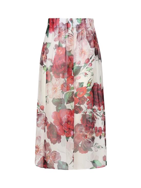 25SS 돌체앤가바나 숏 스커트 F4BBOT IS1Y6HA5PD White Pink RED GREEN - DOLCE & GABBANA