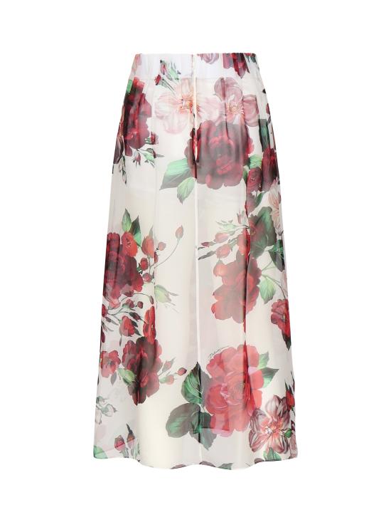 25SS 돌체앤가바나 숏 스커트 F4BBOT IS1Y6HA5PD White Pink RED GREEN - DOLCE & GABBANA