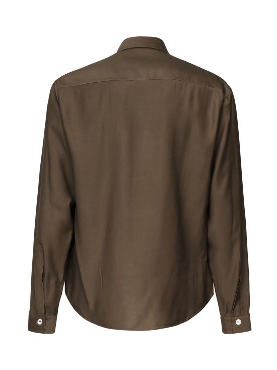 25SS 줄리아노 갈리아노 긴팔 셔츠 LIZARD ARMY Brown - GIULIANO GALIANO