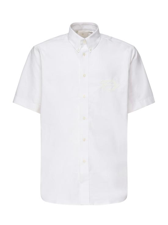 25SS 지방시 반팔 셔츠 BM611CG1ZF 100 White - GIVENCHY