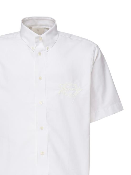 25SS 지방시 반팔 셔츠 BM611CG1ZF 100 White - GIVENCHY