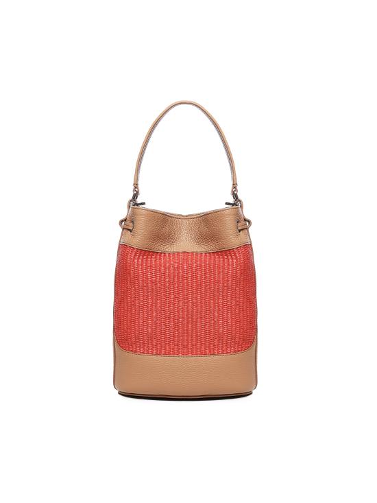 26SS 자넬라토 토트백 068980 2030000Z0913 RED Beige - ZANELLATO
