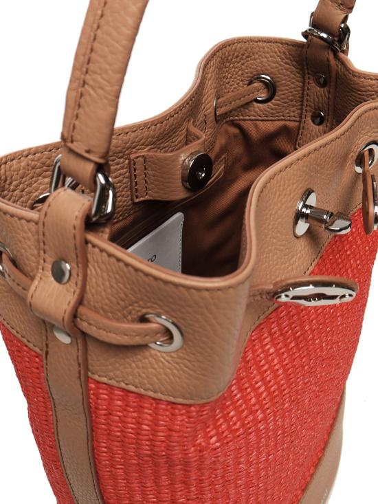 26SS 자넬라토 토트백 068980 2030000Z0913 RED Beige - ZANELLATO