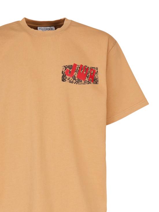 25SS JW앤더슨 반팔 티셔츠 JT0272 PG1551132 Beige - JW ANDERSON