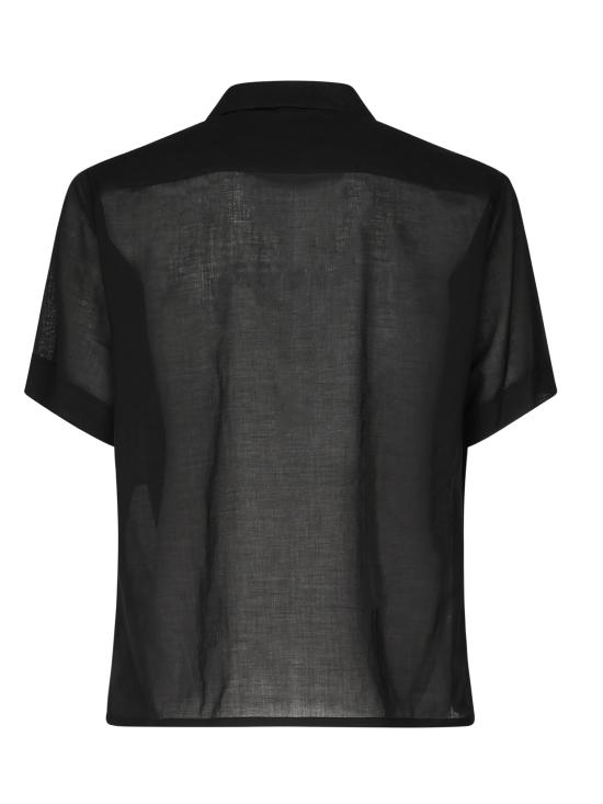 25FW 마리아노 반팔 셔츠 T28019922 LU2299 Black - MAGLIANO