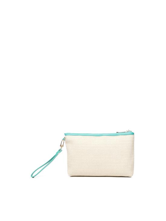 25SS 브이73 크로스백 73BE8VL558 INGEOFF WHITE SMERALDO BEIGE light blue - V73
