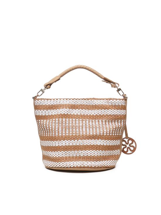 25SS 브이73 토트백 73BS8ZL03 STEFANIECUOIO BIANCO Beige - V73