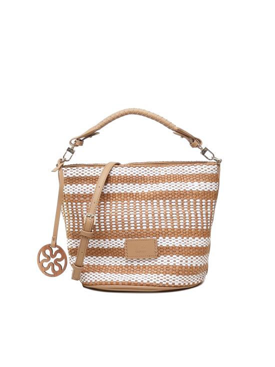 25SS 브이73 토트백 73BS8ZL03 STEFANIECUOIO BIANCO Beige