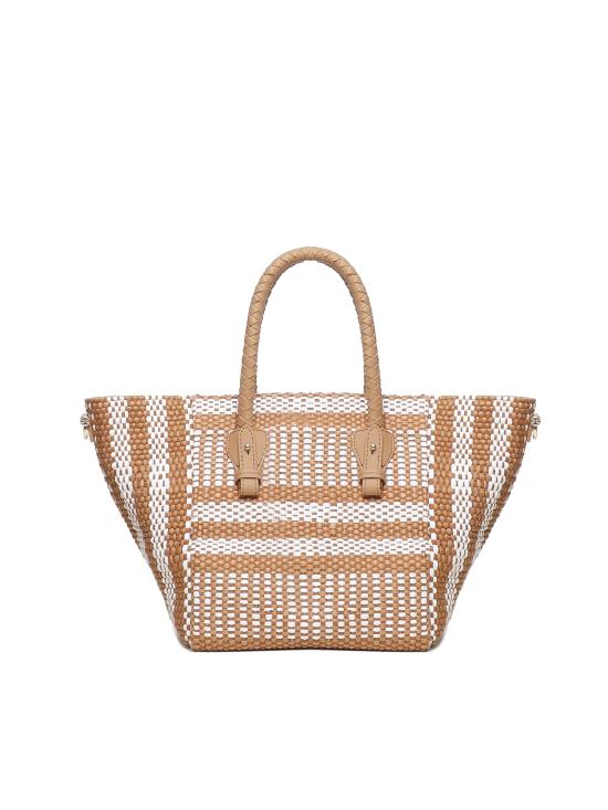 25SS 브이73 토트백 73BS8ZL02 STEFANIECUOIO BIANCO Beige - V73