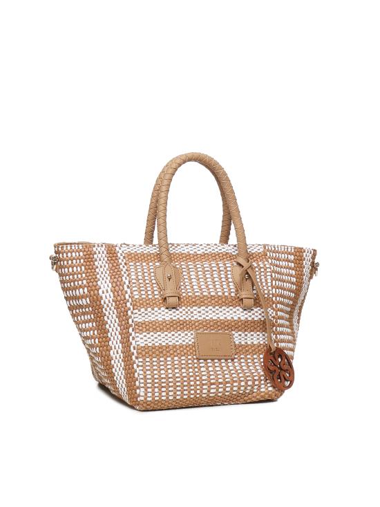 25SS 브이73 토트백 73BS8ZL02 STEFANIECUOIO BIANCO Beige - V73