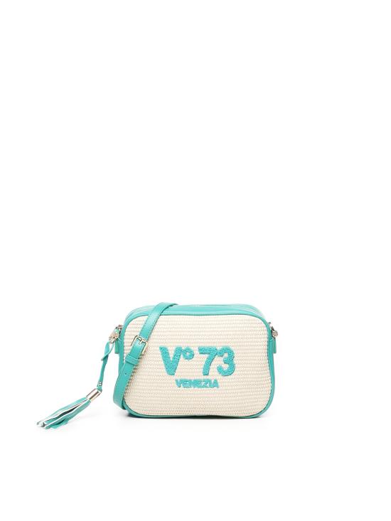25SS 브이73 크로스백 73BS8VL02 INGEOFF WHITE SMERALDO OFF WHITE light blue - V73