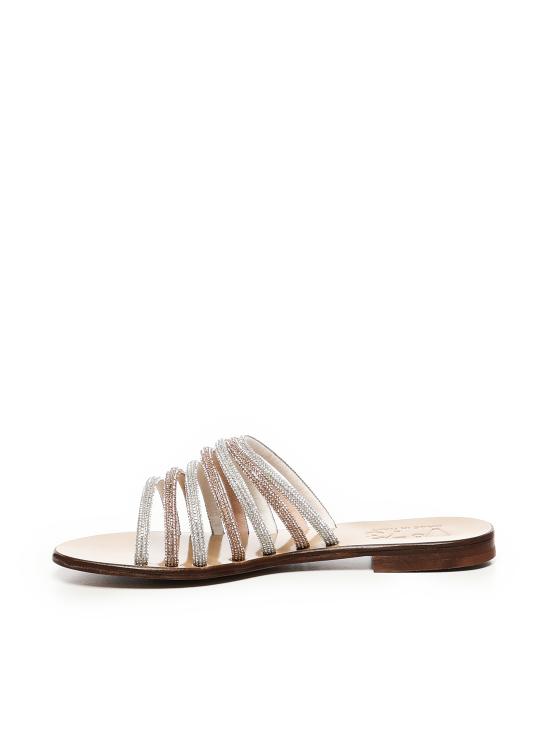25SS 브이73 뮬/슬리퍼 73SC8V501STR FREDYARGENTO NUDO SILVER beige - V73