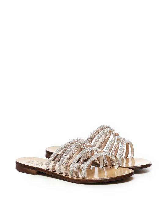 25SS 브이73 뮬/슬리퍼 73SC8V501STR FREDYARGENTO NUDO SILVER beige - V73
