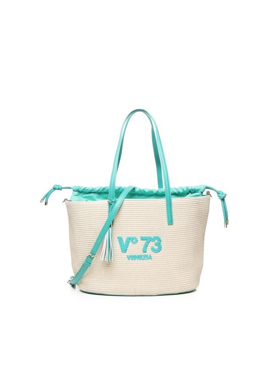 25SS 브이73 숄더백 73BS8VL01 INGEOFF WHITE SMERALDO BICOLOR