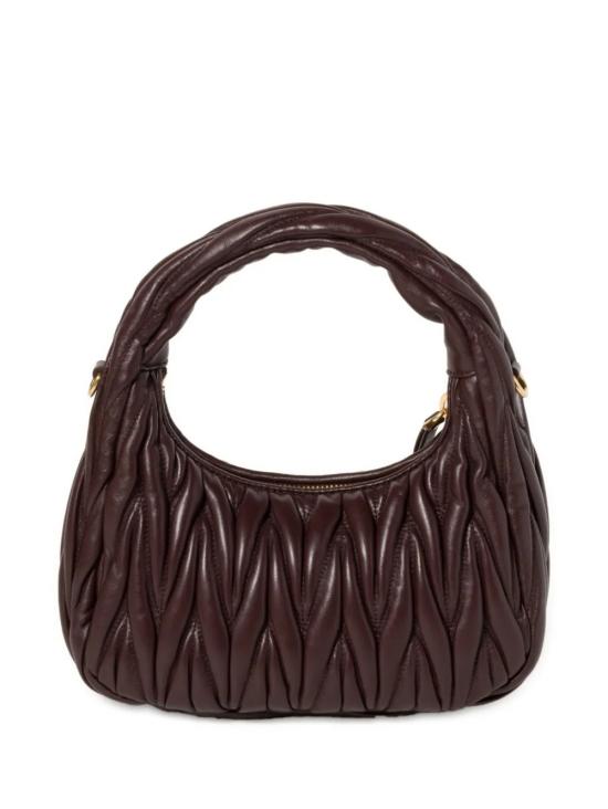 25FW 미우미우 토트백 5BC125 AN88F0NBL Brown - MIU MIU