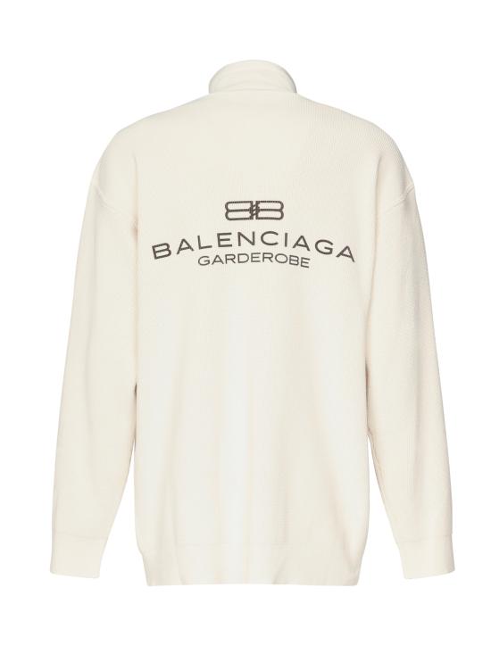 25FW 발렌시아가 집업 니트 812919 T33639501 Beige - BALENCIAGA