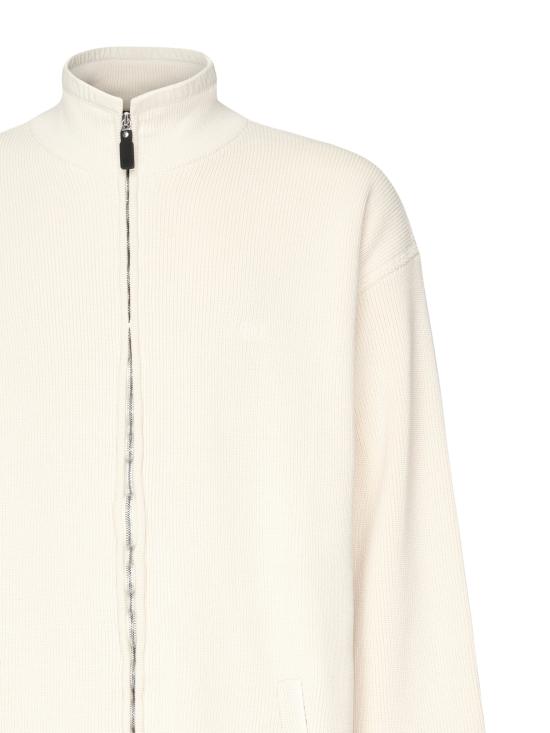 25FW 발렌시아가 집업 니트 812919 T33639501 Beige - BALENCIAGA