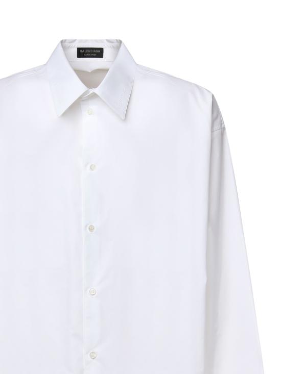 25FW 발렌시아가 긴팔 셔츠 814008 TNM609000 White - BALENCIAGA