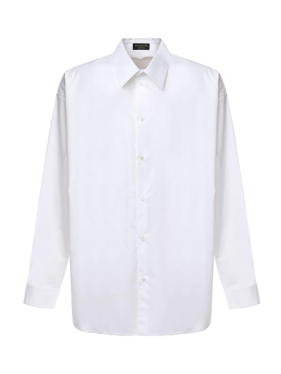 25FW 발렌시아가 긴팔 셔츠 814008 TNM609000 White