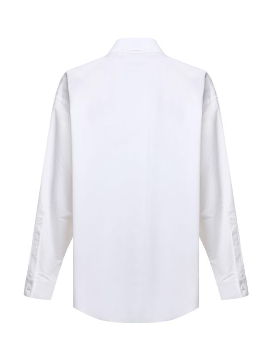 25FW 발렌시아가 긴팔 셔츠 814008 TNM609000 White - BALENCIAGA