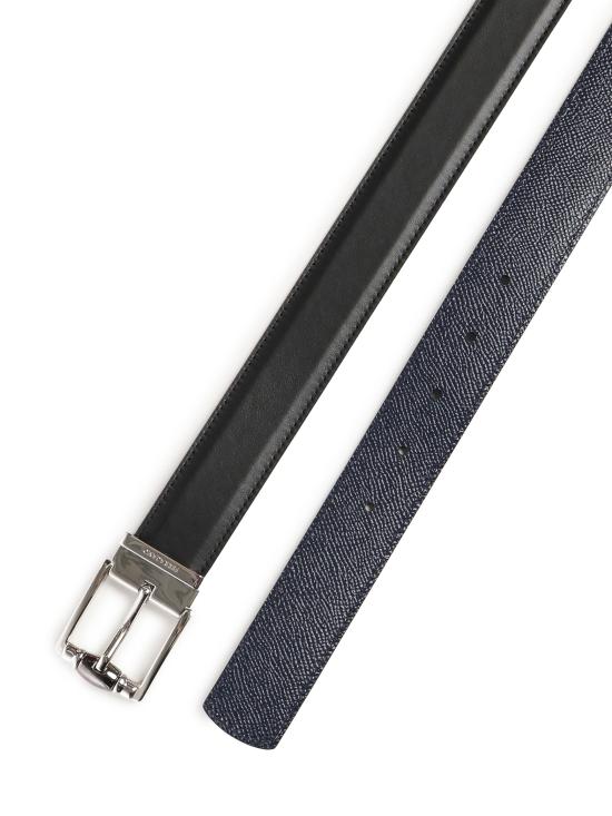 25SS 살바토레 페라가모 가죽 벨트 670419 780449002 Blue black - SALVATORE FERRAGAMO
