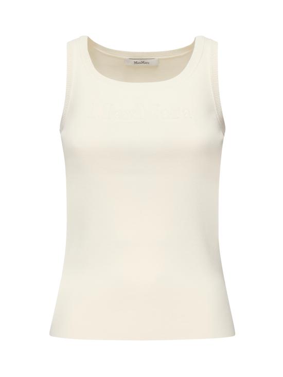 25SS 막스마라 민소매 티셔츠 2511361049600 001 White