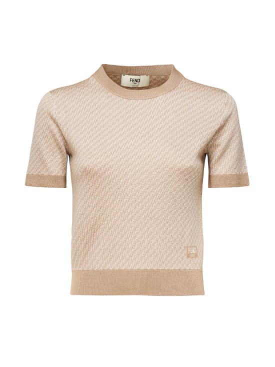 25SS 펜디 반팔 티셔츠 FZXD09 ATPYF1RX9 TOFFEE 25