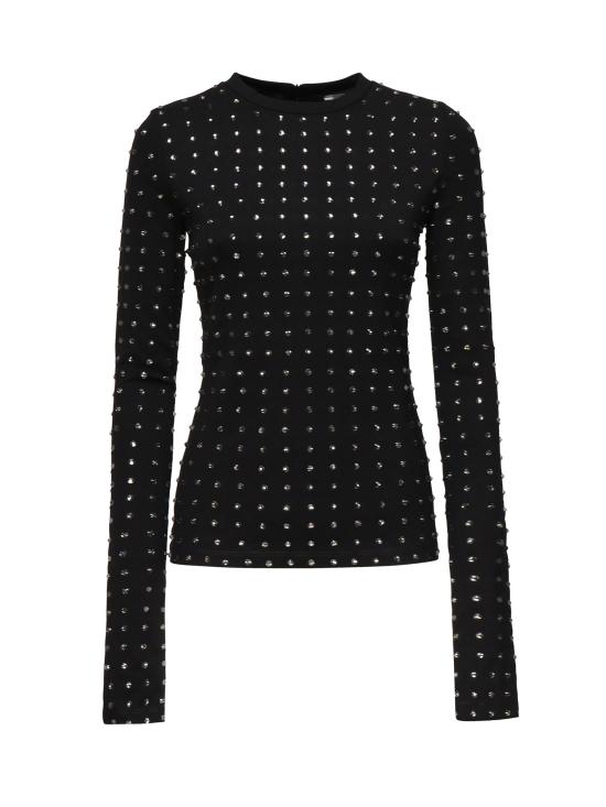 25SS 스포트막스 긴팔 티셔츠 2512941031600 002 Black - SPORTMAX