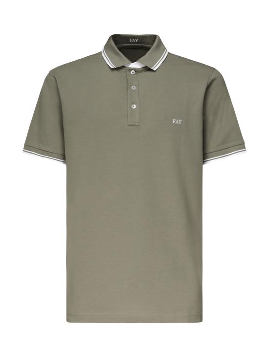 25SS 페이 폴로 티셔츠 NPMB250140STDW V201 Green - FAY