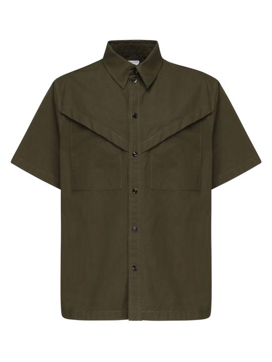 25FW 보테가베네타 반팔 셔츠 816765 V4CS03359 KHAKI - BOTTEGA VENETA