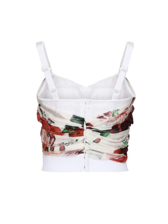 25SS 돌체앤가바나 긴팔 티셔츠 F7AX5T IS1Y6HA5PD White Red pink - DOLCE & GABBANA