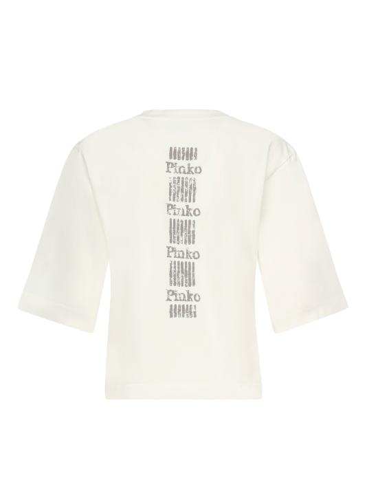 25SS 핑코 반팔 티셔츠 104606 A2D0Z05 White - PINKO