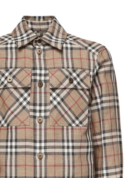 25SS 버버리 긴팔 셔츠 8108014 C2044 Nut - BURBERRY