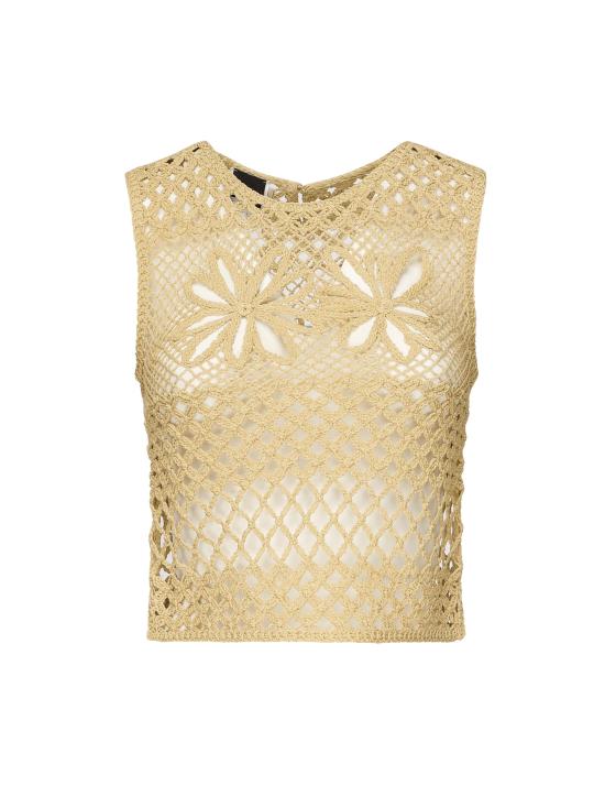 25SS 핑코 민소매 티셔츠 104733 A2FFC43 Yellow