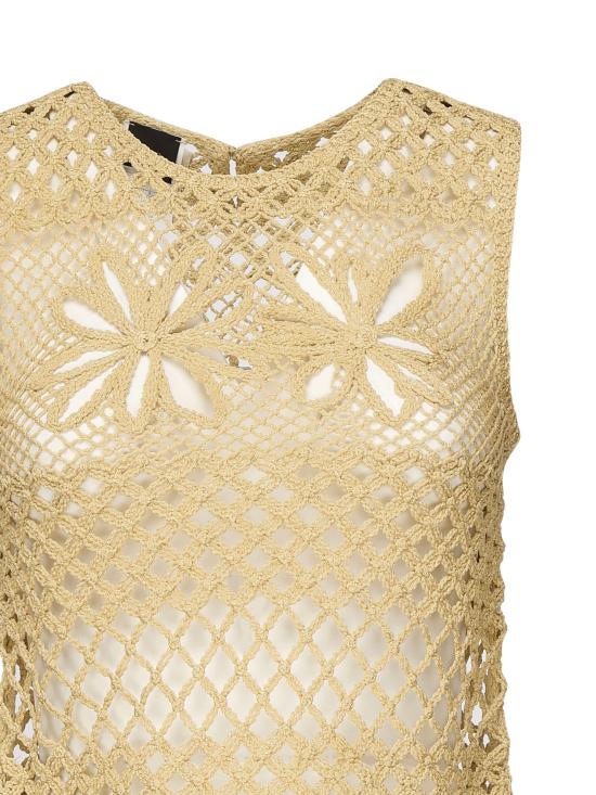 25SS 핑코 민소매 티셔츠 104733 A2FFC43 Yellow - PINKO