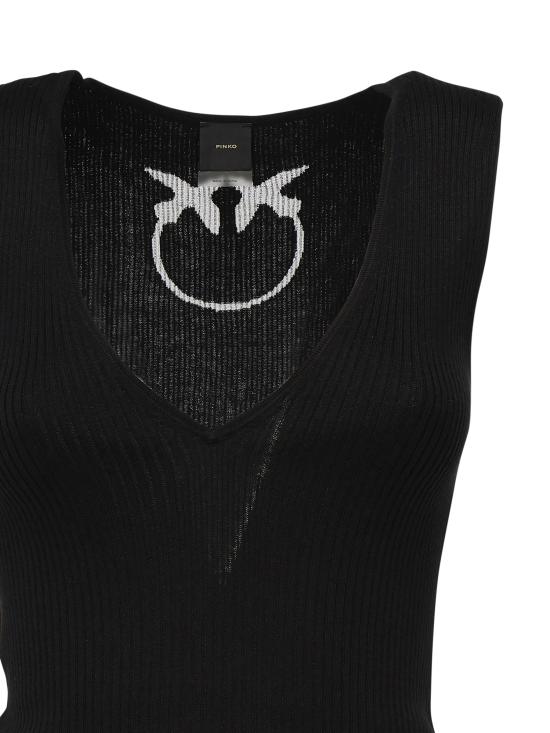 25SS 핑코 민소매 티셔츠 104808 A1KWZ99 Black - PINKO