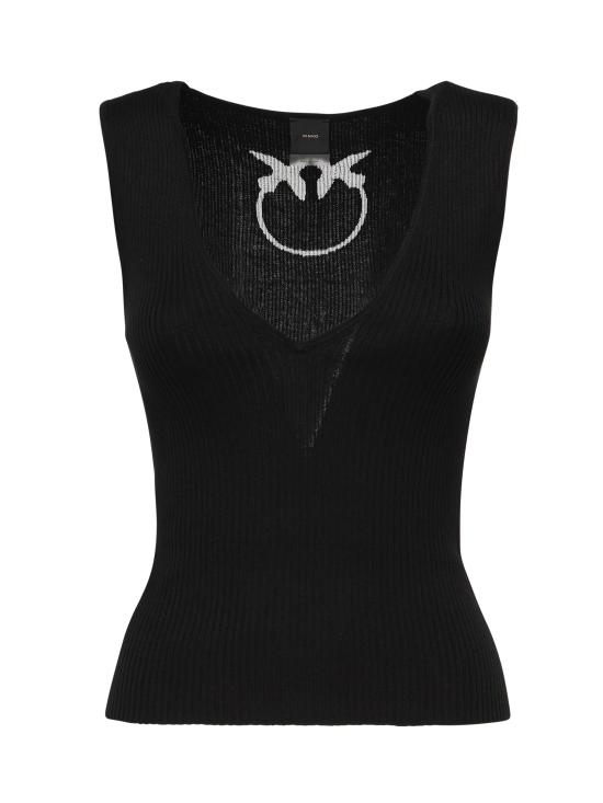 25SS 핑코 민소매 티셔츠 104808 A1KWZ99 Black - PINKO