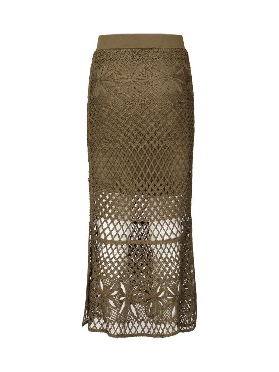 25SS 핑코 숏 스커트 104732 A2FFX26 Army green - PINKO