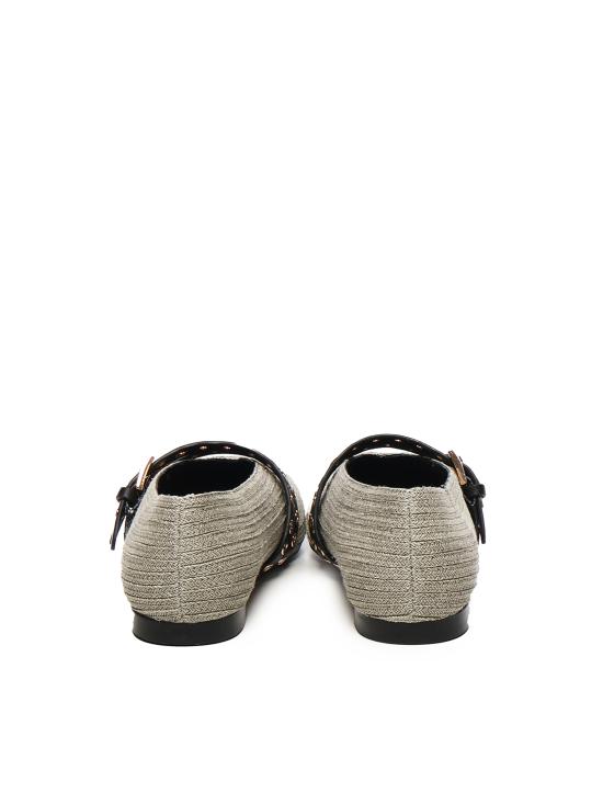 25SS 비비루 플랫 슈즈 518Z69VK 70 Silver - BIBILOU