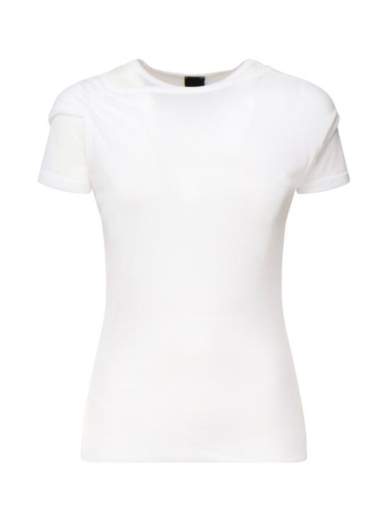 25SS 핑코 반팔 티셔츠 104654 A2CLZ04 White - PINKO