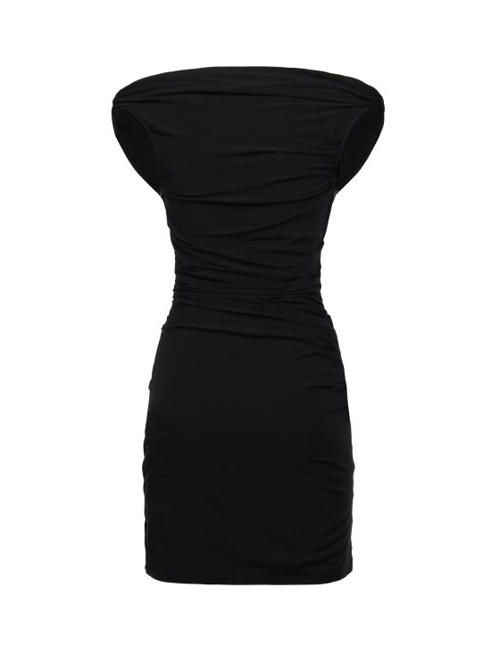 25SS 자크뮈스 미디 원피스 251DR226 1767990 Black - JACQUEMUS