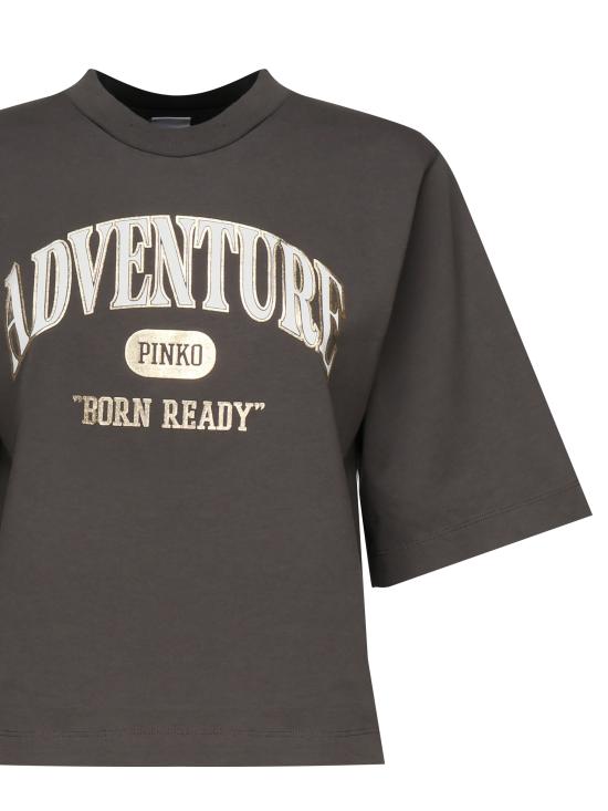 25SS 핑코 반팔 티셔츠 104604 A2CSI63 Grey - PINKO