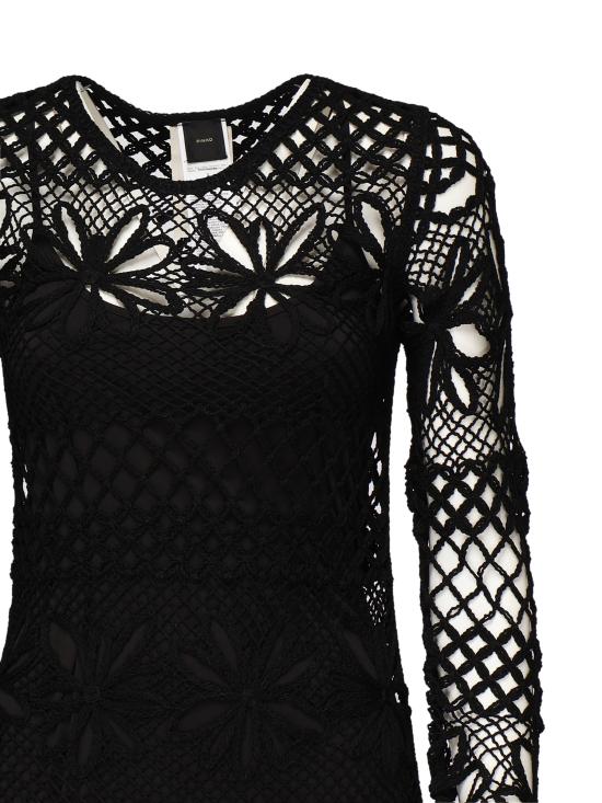 25SS 핑코 미디 원피스 104731 A2FFZ99 Black - PINKO