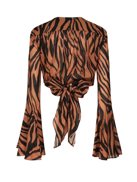 25SS 안다마네 긴팔 티셔츠 TM170949B TNC130856 ZEBRA BROWN - ANDAMANE