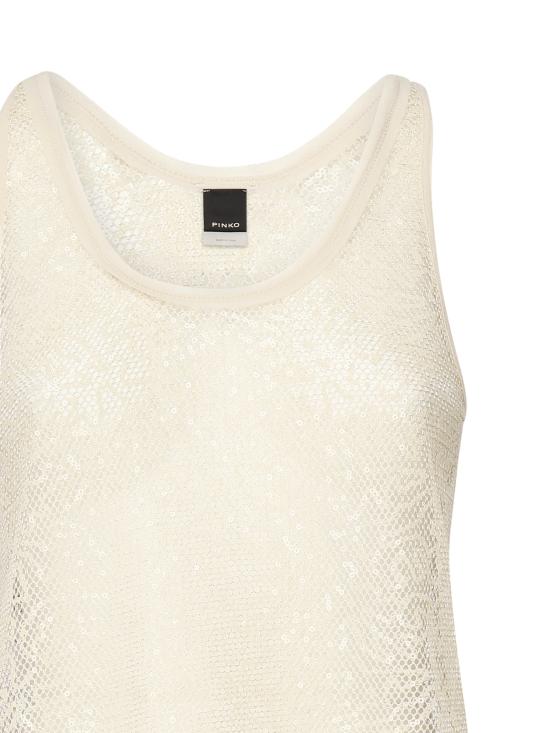 25SS 핑코 민소매 티셔츠 104710 A2EXC03 Beige - PINKO