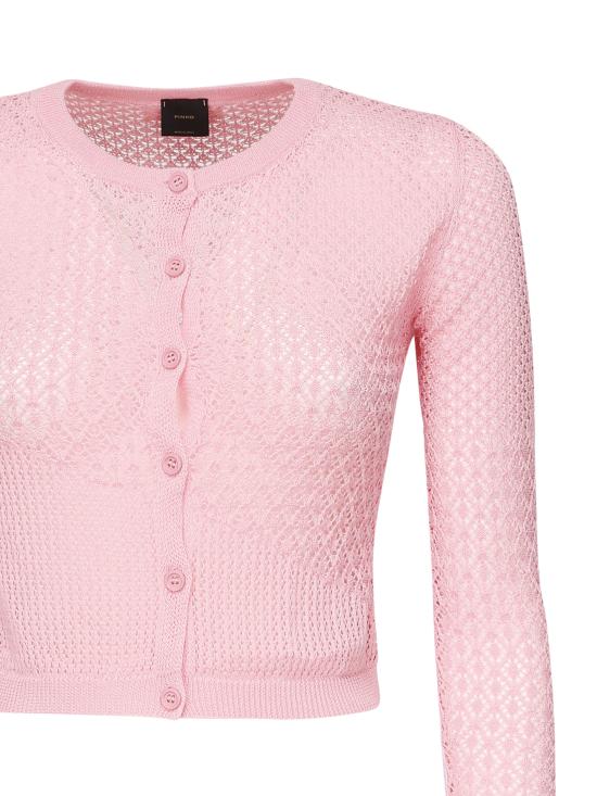 25SS 핑코 가디건 104640 A2EBP31 Pink - PINKO