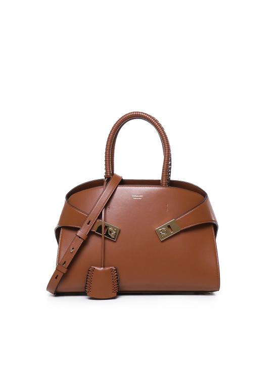 25FW 살바토레 페라가모 토트백 219451 774744001 Brown - SALVATORE FERRAGAMO