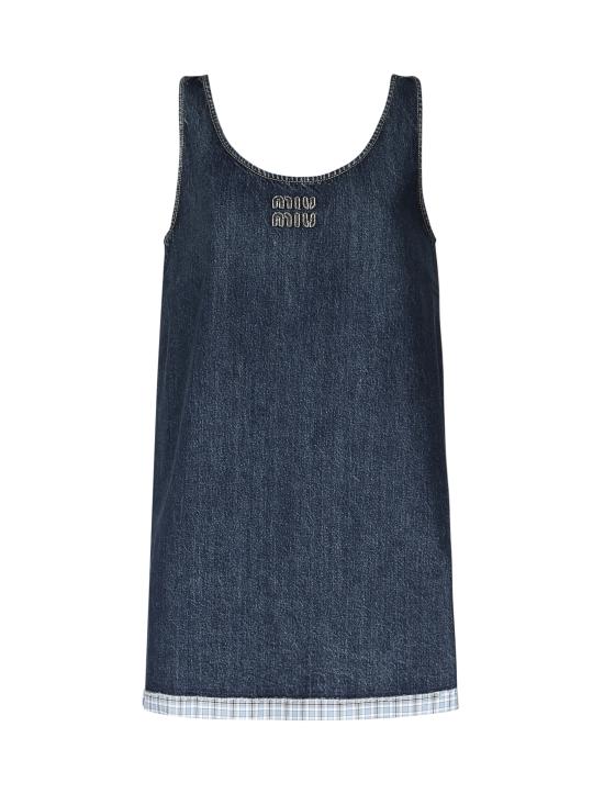 25SS 미우미우 미디 원피스 GWA219 1568F0008 Blue